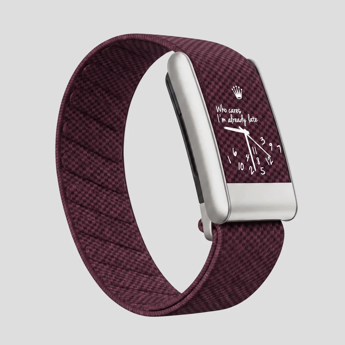 Being late Wine Red
